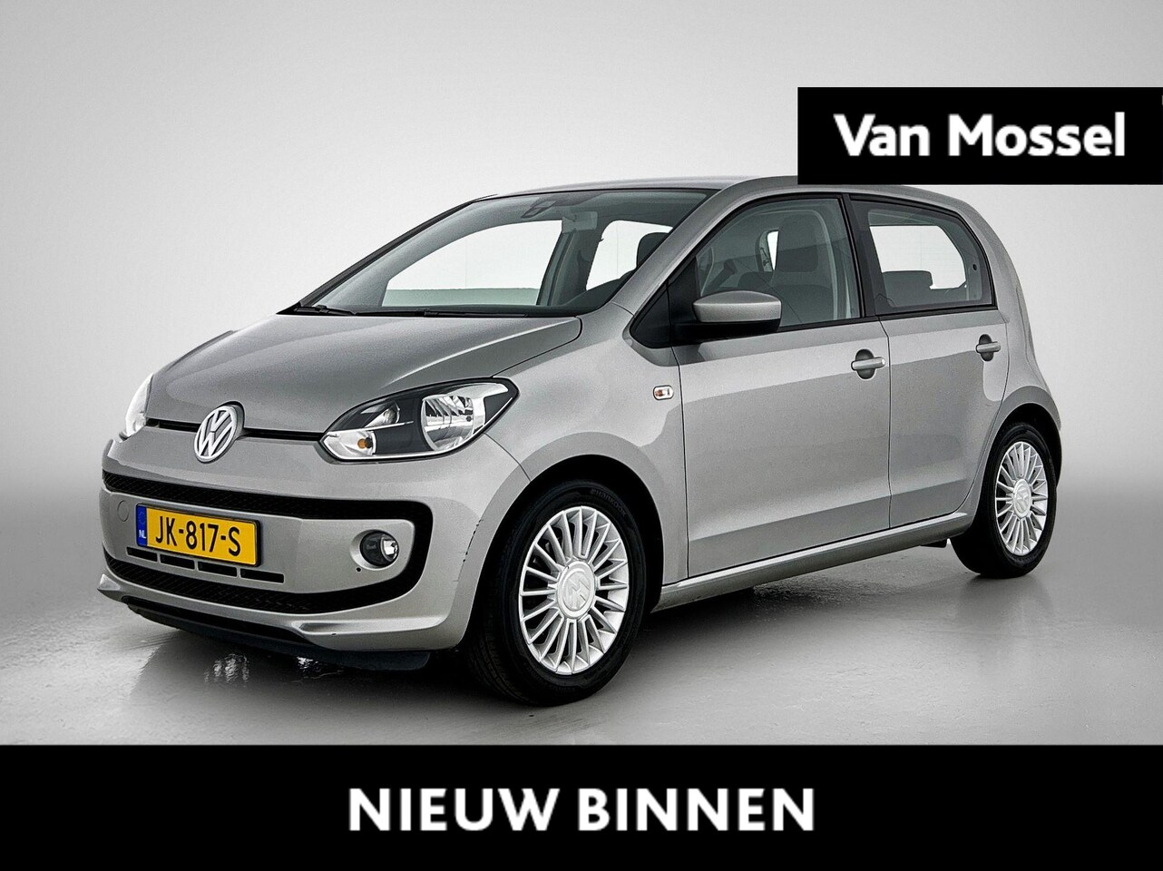 Volkswagen Up! - 1.0 high up! BlueMotion 75 PK | Automaat | Parkeersensoren | Lichtmetalen velgen | Airco | - AutoWereld.nl