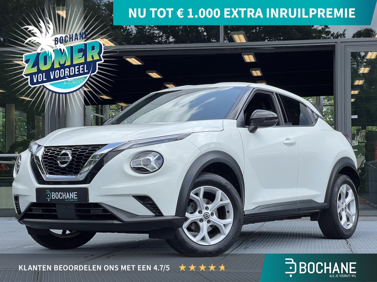 Nissan Juke - 1.0 DIG-T N-Connecta | Cruise Control | Carplay | Lichtmetalen velgen - AutoWereld.nl