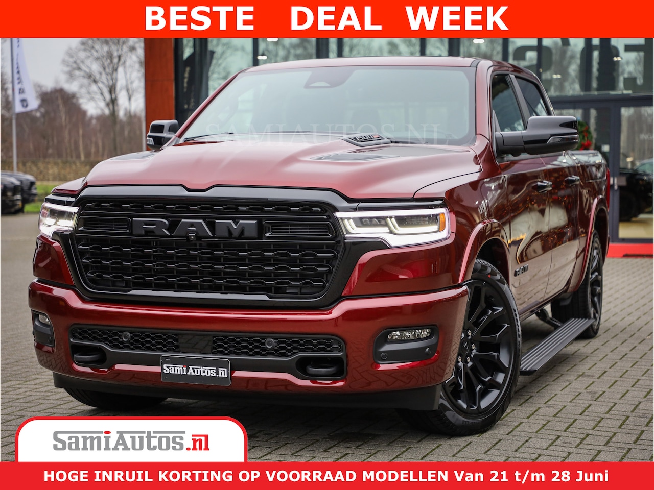 Dodge Ram 1500 - Limited Night H.O 540HP 706Nm | Massage + Full Option | De Meest Luxe en Volle Pick-Up in - AutoWereld.nl