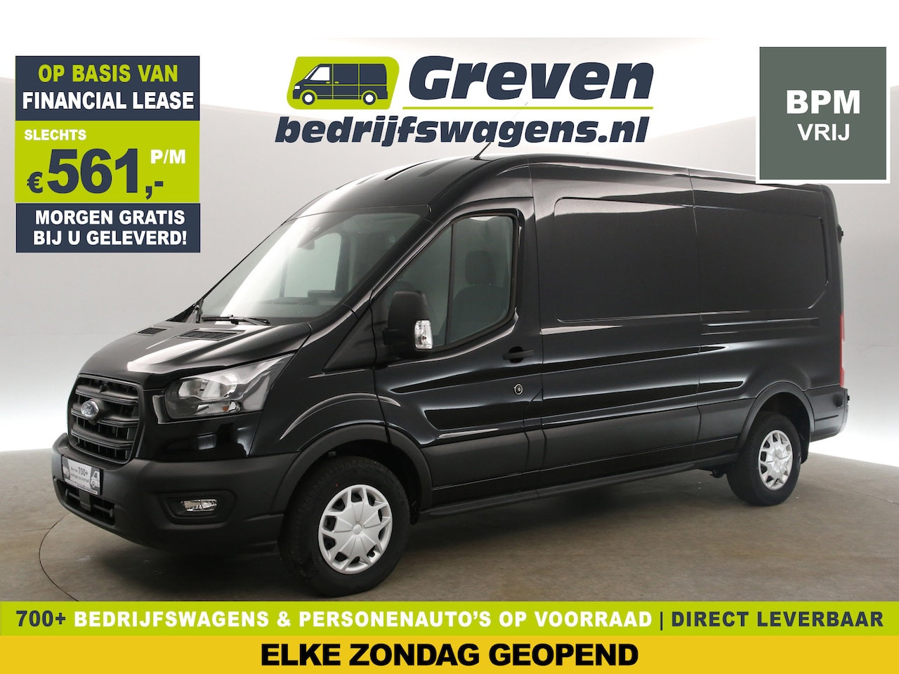 Ford Transit - L3H2 Trend | BPM VRIJ! | Airco Carplay Camera Cruise Trekhaak Navi PDC Stoelverwarming - AutoWereld.nl