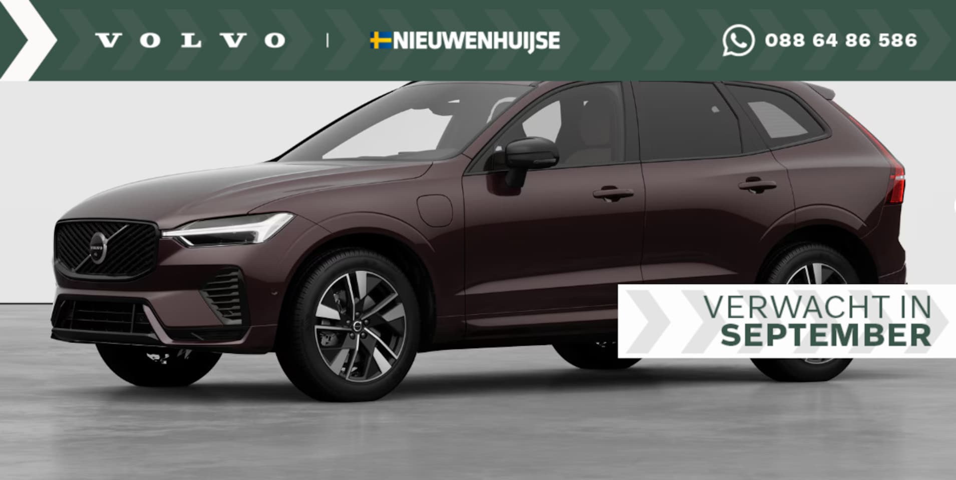 Volvo XC60 - 2.0 T6 Plug-in hybrid AWD Plus Dark | Premium Pack | Getint Glas | Head-Up | Panodak | New - AutoWereld.nl