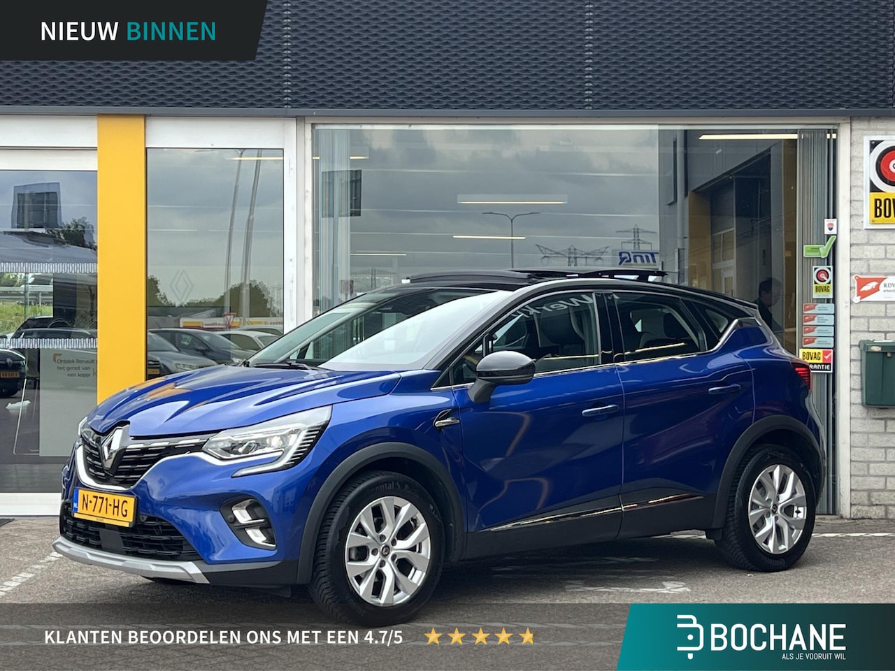 Renault Captur - 1.3 TCe 130 Intens | Elektrisch Glazen dak | Stoelverwarming | Navigatie groot | Achteruit - AutoWereld.nl