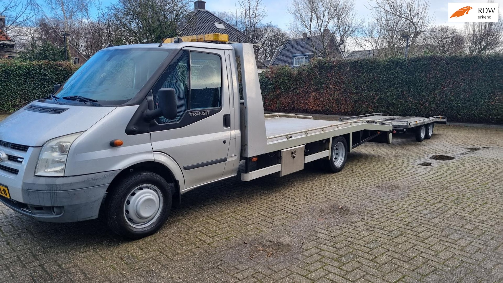 Ford Transit - 350L 2.4 TDCI DC (Prijs is EX BTW). oprijwagen/auto transporter - AutoWereld.nl