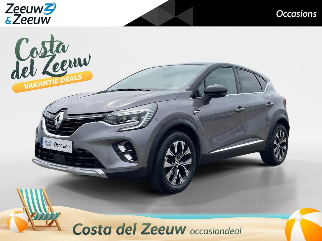 Renault Captur - 1.0 TCe 90 techno | 18" Lichtmetalen Velgen | Navi | Climate Control | Apple CarPlay/Andro - AutoWereld.nl