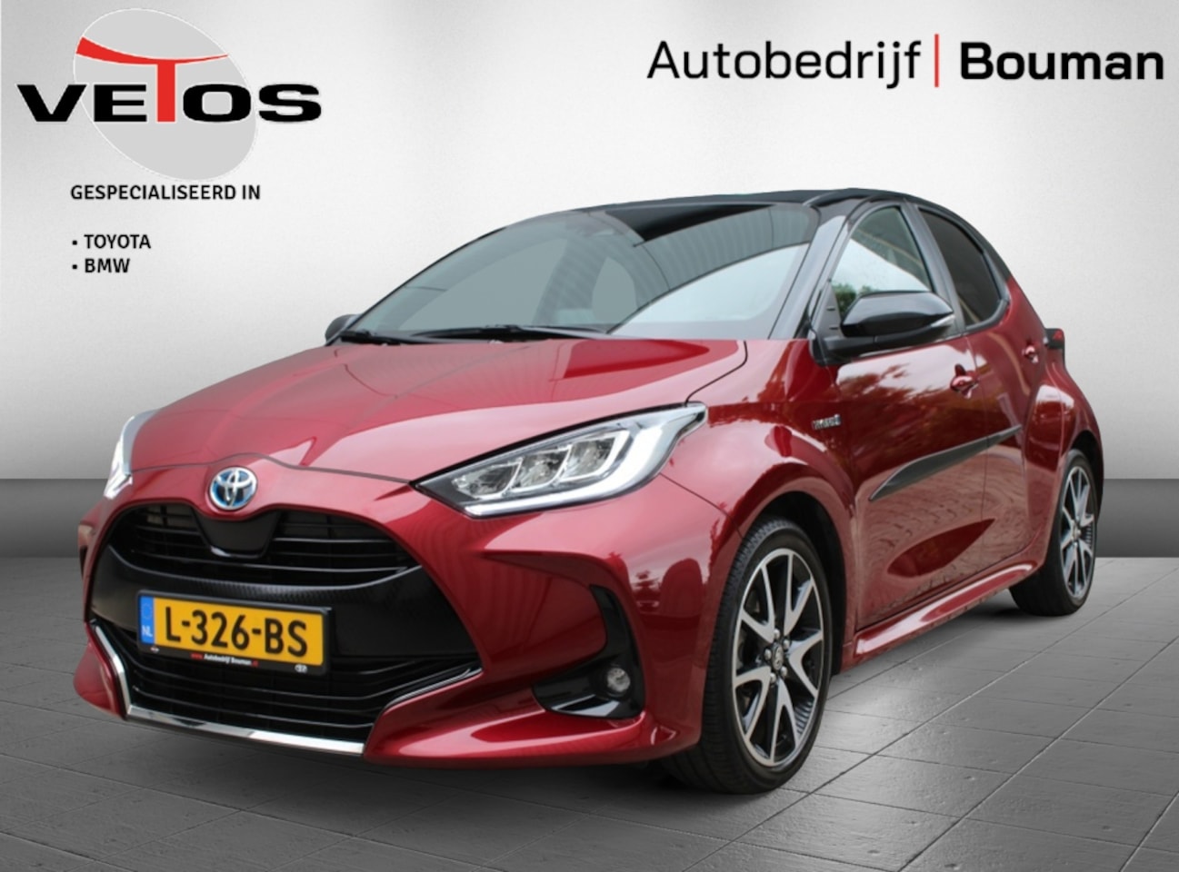 Toyota Yaris - 1.5 Hybrid Executive Zwart dak Leder bekleding - AutoWereld.nl