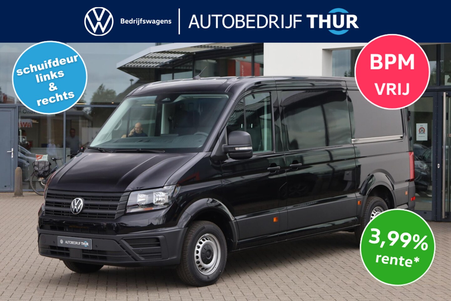 Volkswagen Crafter - 30 2.0 TDI L3H2 Trendline 30 2.0 TDI L3H2 Trendline 140PK / 103kW, BPM vrij, schuifdeur links + rechts, Apple Carpla - AutoWereld.nl