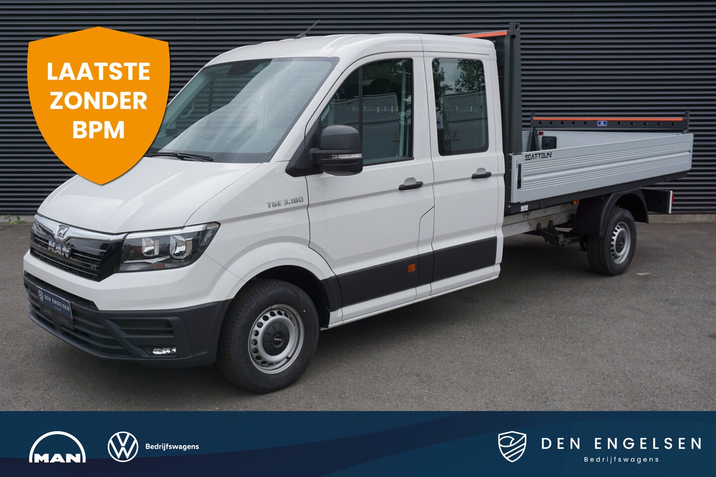 MAN TGE - 3.180 | AUT | 3,5T Trekvermogen | ACC | Apple Carplay | Pick-Up | Open Laadbak - AutoWereld.nl