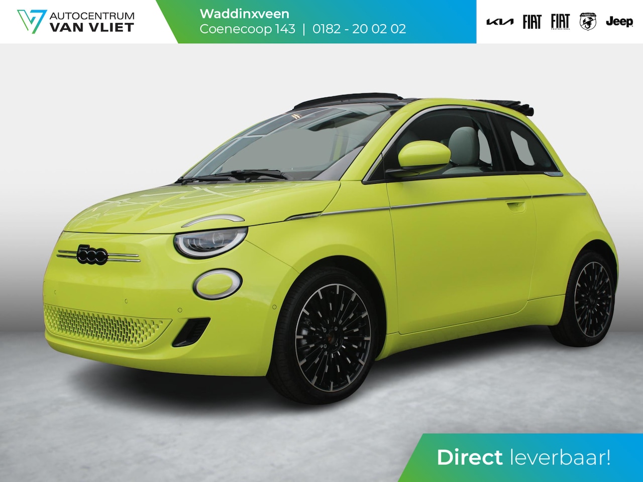 Fiat 500e - La Prima Cabrio 42 kWh | Pack Tech | Pack La Prima | Pack Comfort - AutoWereld.nl