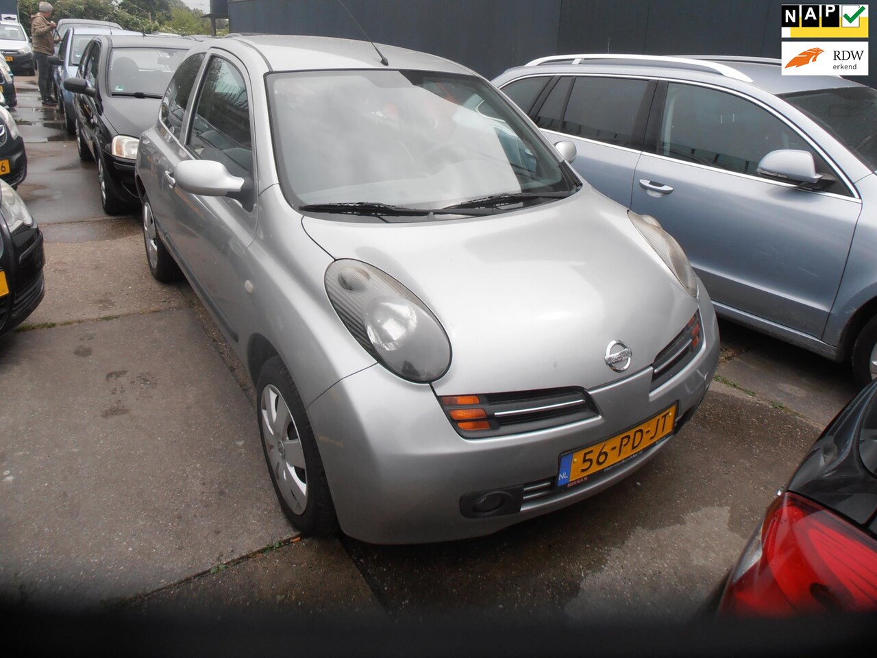 Nissan Micra - 1.2 Visia st bekr airco elek pak nap apk - AutoWereld.nl
