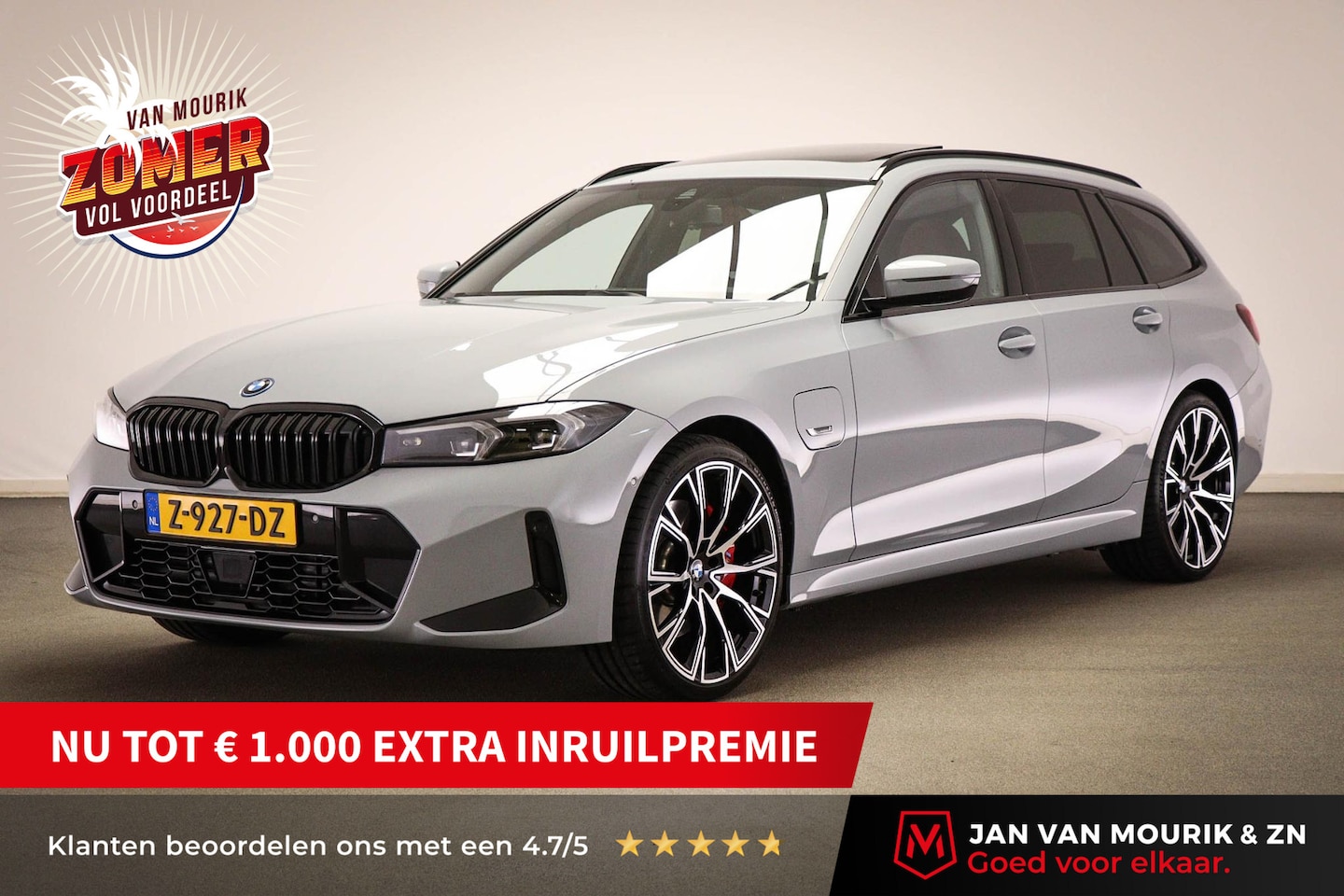 BMW 3-serie Touring - M-Sport 330e | PANORAMADAK | LEDER | HEAD UP | TREKHAAK | 20" - AutoWereld.nl