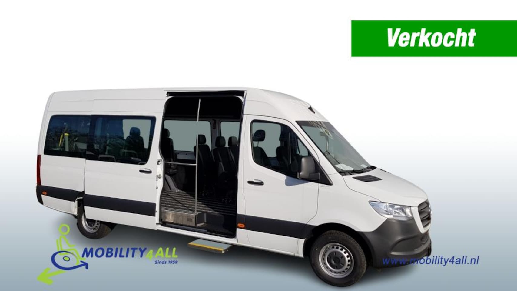 Mercedes-Benz Sprinter - Lange L3  9-persoons rolstoelbus Incl- BPM - AutoWereld.nl