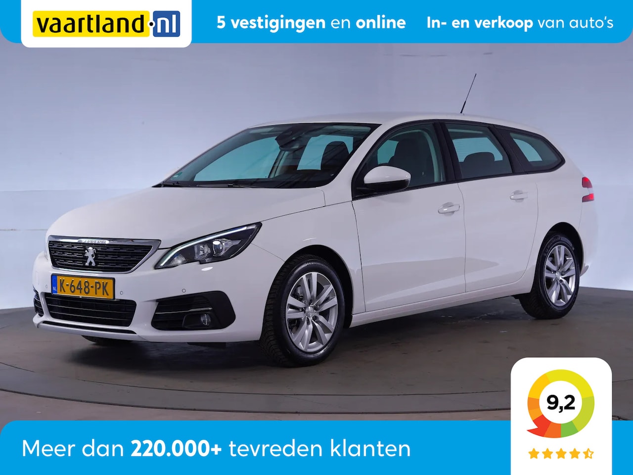 Peugeot 308 SW - 1.2 PureTech Active [ Navi Trekhaak Climate ] - AutoWereld.nl