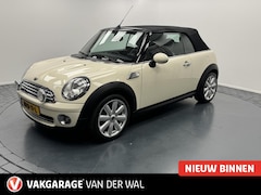 MINI Cabrio - 1.6i One Airco-Leer-Parkeersensoren-Lm17''velgen-Elek.ramen-Elek.spiegels