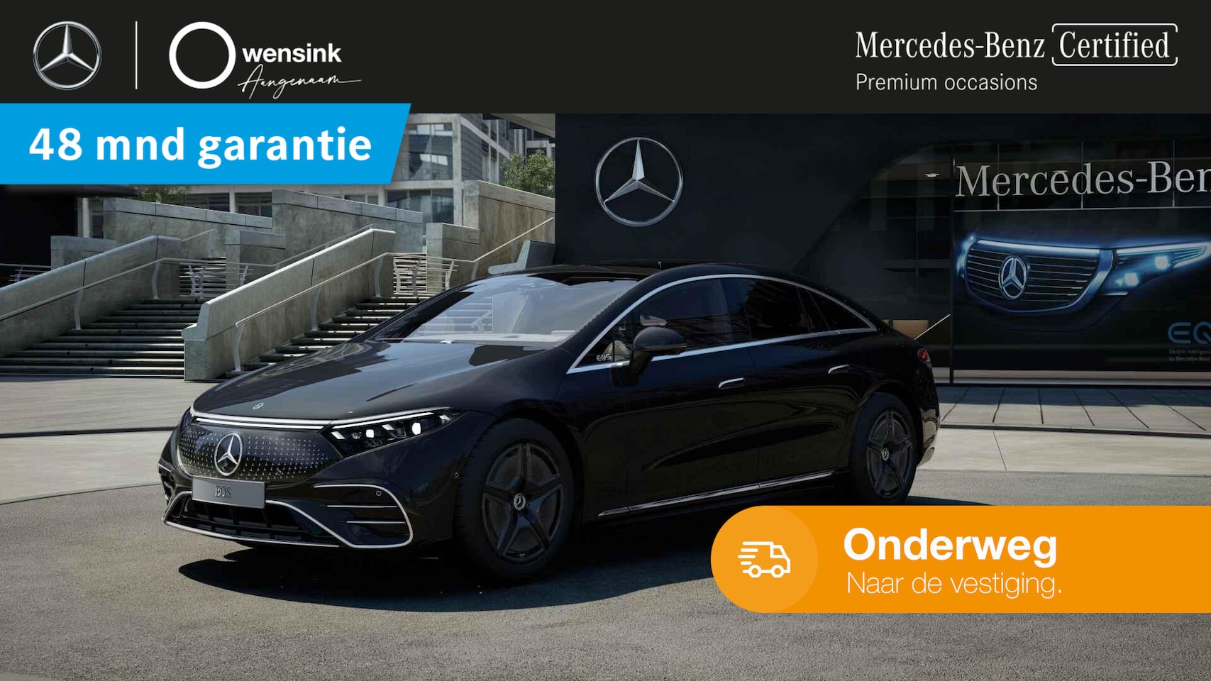 Mercedes-Benz EQS - 450+ AMG Line 108 kWh | Panoramadak | Luchtvering | Rijassistentiepakket Plus | Burmester - AutoWereld.nl