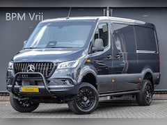 Mercedes-Benz Sprinter - 4x4 319Cdi 190Pk 9G-tronic | L2H1 | 2xSchuifdeur | 4WD | AWD | Bullbar | Treeplanken | 19'