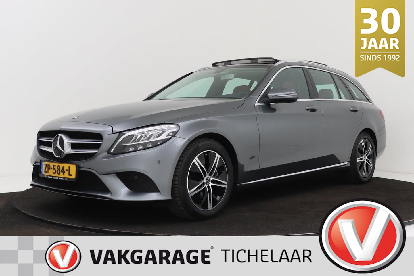 Mercedes-Benz C-klasse Estate - 200 Business Solution | Trekhaak | Panoramadak | Leer | Facelift | Camera | Navigatie | - AutoWereld.nl