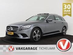 Mercedes-Benz C-klasse Estate - 200 Business Solution | Trekhaak | Panoramadak | Leer | Facelift | Camera | Navigatie |