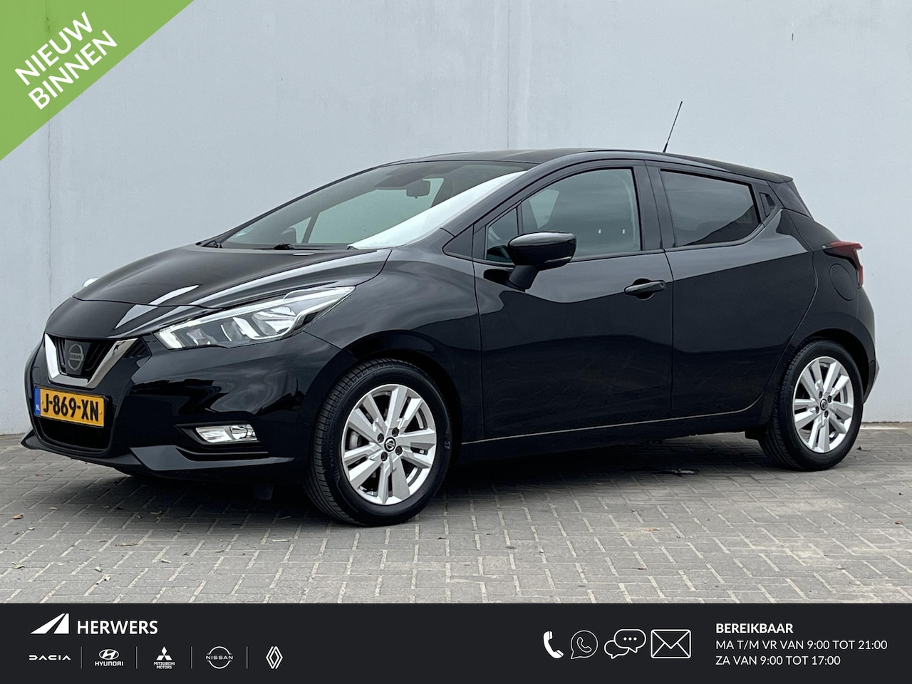 Nissan Micra - 1.0 IG-T N-Connecta / 100% Dealeronderhouden / Incl. Winterbanden Set / Trekhaak /  Achter - AutoWereld.nl