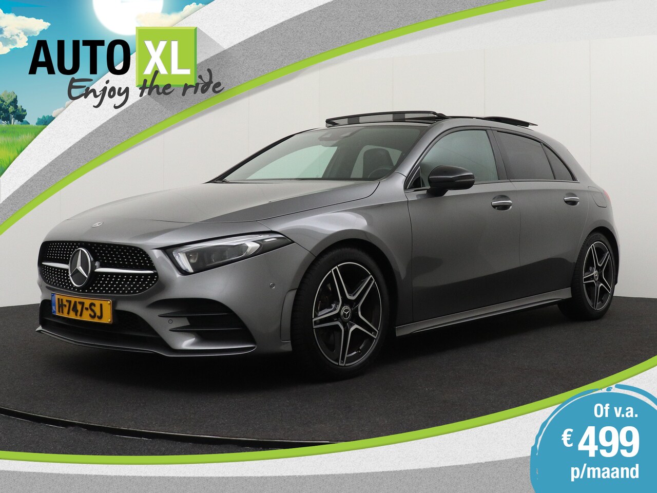 Mercedes-Benz A-klasse - 180 Aut. AMG Night-Pakket Pano-dak Memory Camera - AutoWereld.nl
