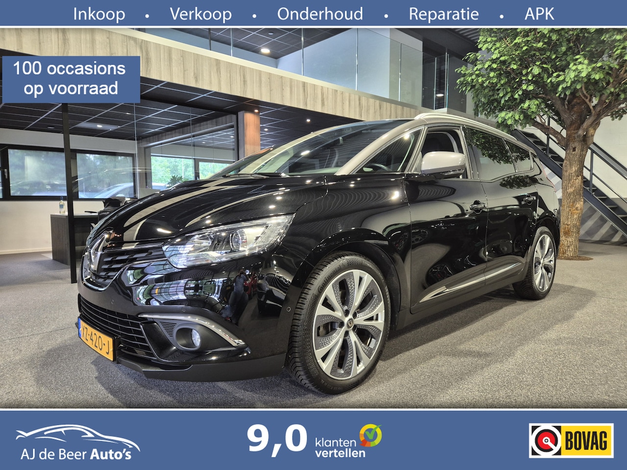 Renault Grand Scénic - 1.3 140pk TCe Intens 7p. Half leder | Sensoren | LED | Navi | Lane | Dodehoek - AutoWereld.nl