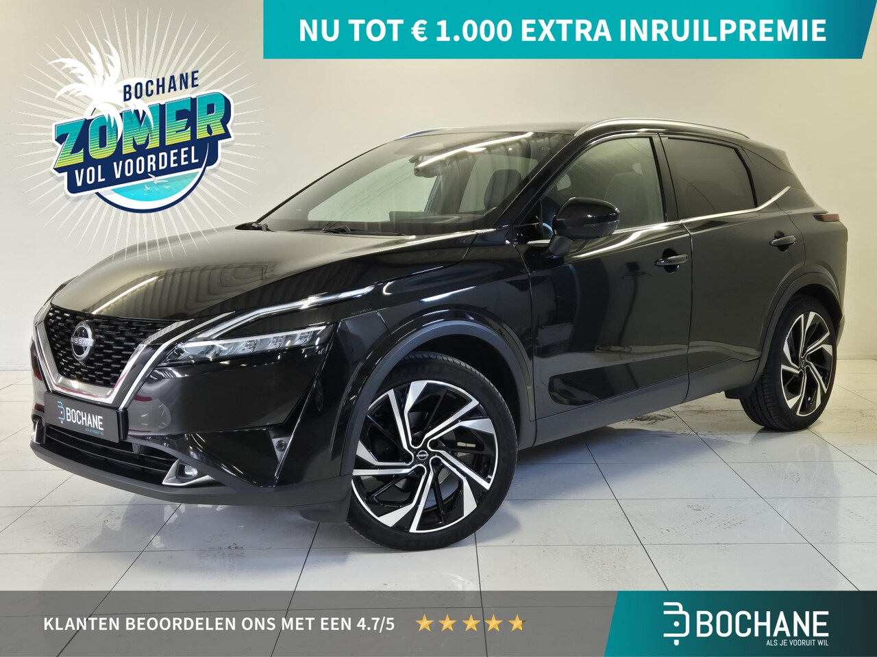 Nissan Qashqai - 1.3 MHEV 158 Tekna Plus | Panoramadak | Elektrisch bedienbare achterklep | BOSE Audio | - AutoWereld.nl