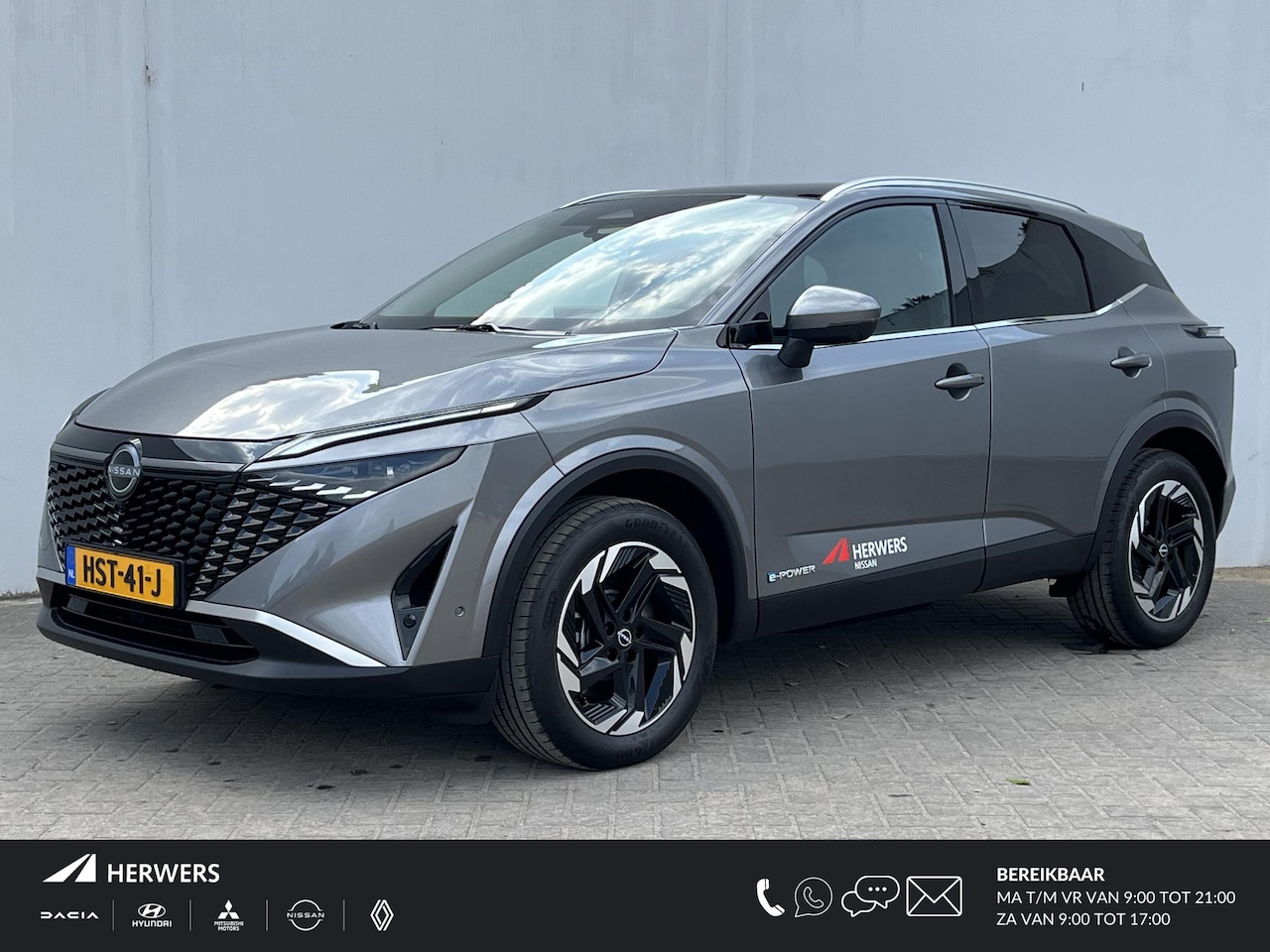 Nissan Qashqai - 1.5 e-Power N-Connecta AUTOMAAT / Cold Pack / Panoramadak / 360° Camera / Apple Carplay & - AutoWereld.nl