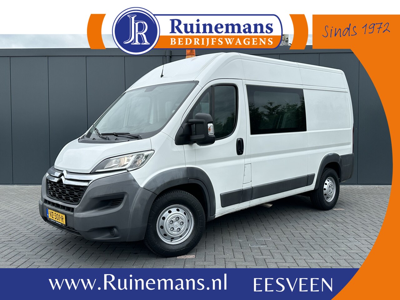Citroën Jumper - 2.2 HDI 131 PK ZWAAR / L2H2 / 7-PERS DUBBELE CABINE / AIRCO / 3 TONS TREKHAAK / CAMERA / I - AutoWereld.nl