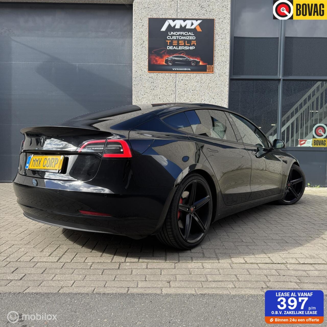 Tesla Model 3 - Performance AWD 78 kWh CUSTOM HOOD EN VELGEN - AutoWereld.nl