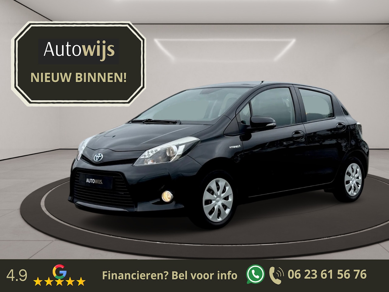Toyota Yaris - 1.5 Full Hybrid Aspiration|Dealer Onderhouden|Camera|AUT|Xenon|Navi|Netjes! - AutoWereld.nl