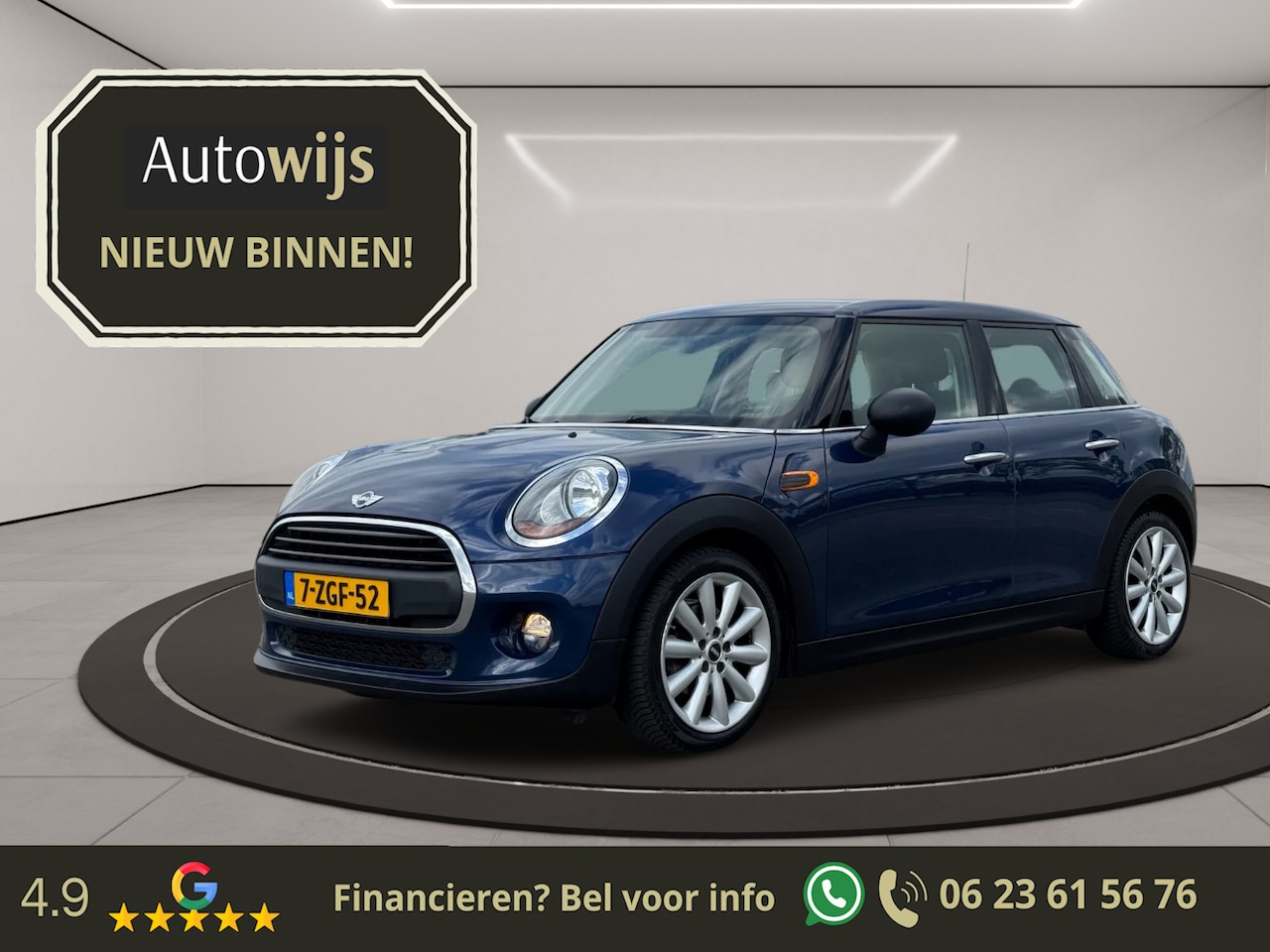 MINI One - Mini 1.2 Salt Business|5-DEU|NL AUT|Navi|Goed Onderhouden - AutoWereld.nl