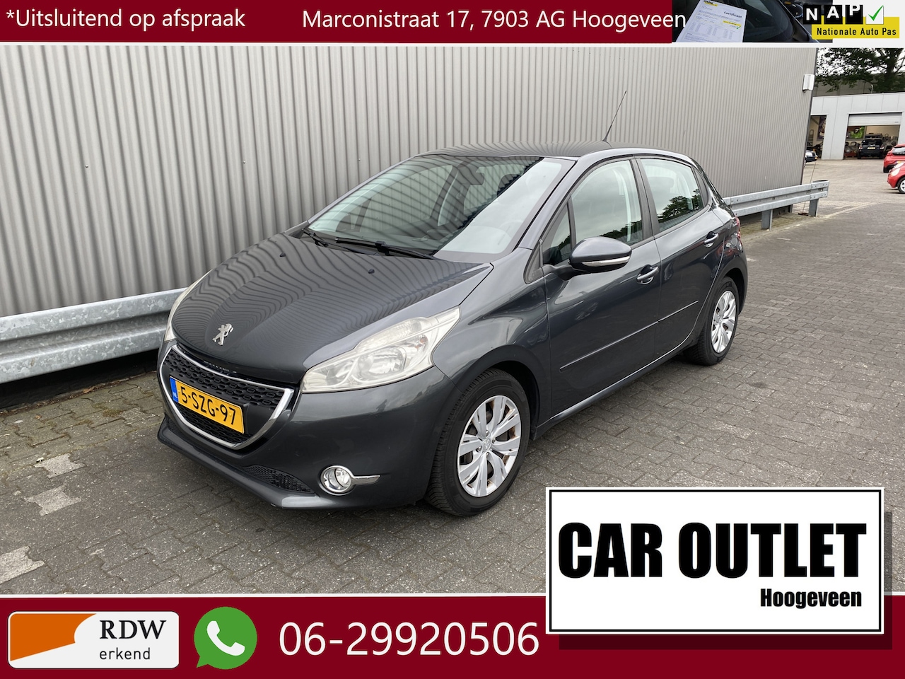 Peugeot 208 - 1.2 Vti Active 1.2 VTi Active 5-Drs, A/C, CC, Afn.Trekh, nw. APK – Inruil Mogelijk – - AutoWereld.nl