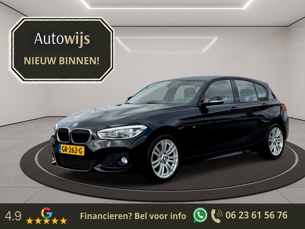 BMW 1-serie - 118i Corporate Lease M Sport|Alcantara|NL AUTO|Groot Navi|Led|Dealeronderhouden - AutoWereld.nl