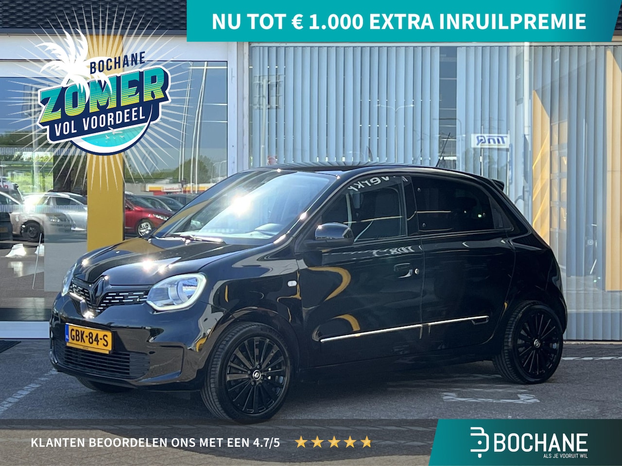 Renault Twingo Z.E. - R80 E-Tech Techno Black Line | NAP|  Navigatie | Achteruitrijcamera | Parkeersensoren | Cl - AutoWereld.nl