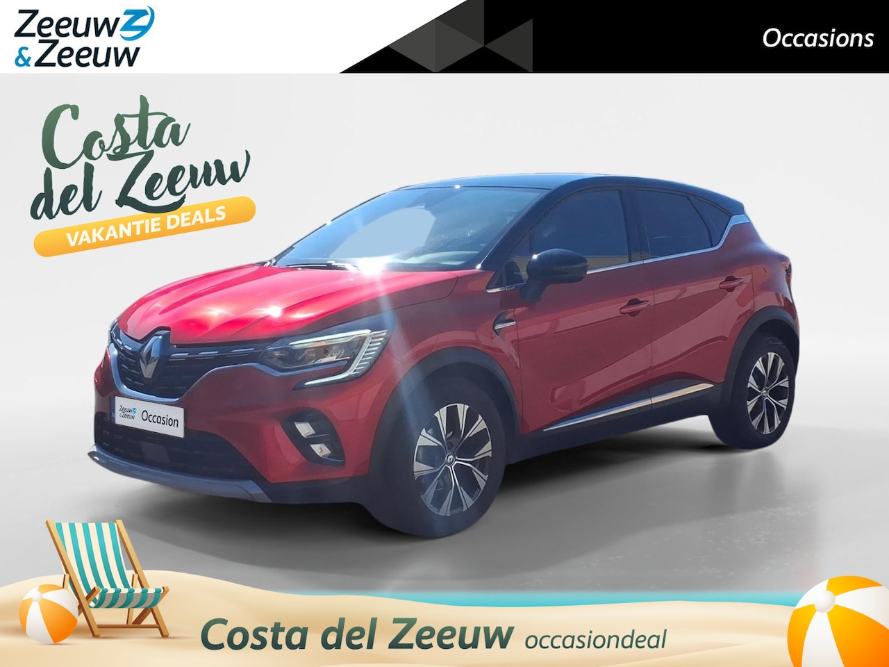 Renault Captur - 1.3 mild hybrid 160 techno Automaat | Navigatie | Airco/ecc | Camera achter - AutoWereld.nl