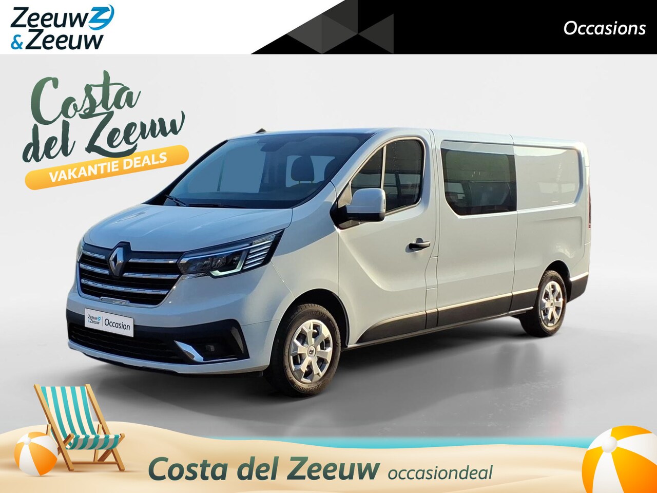 Renault Trafic - 2.0 Blue dCi 110 T29 L2H1 Start DC Navigatie | Airco | Trekhaak | Dubbel Cabine | - AutoWereld.nl
