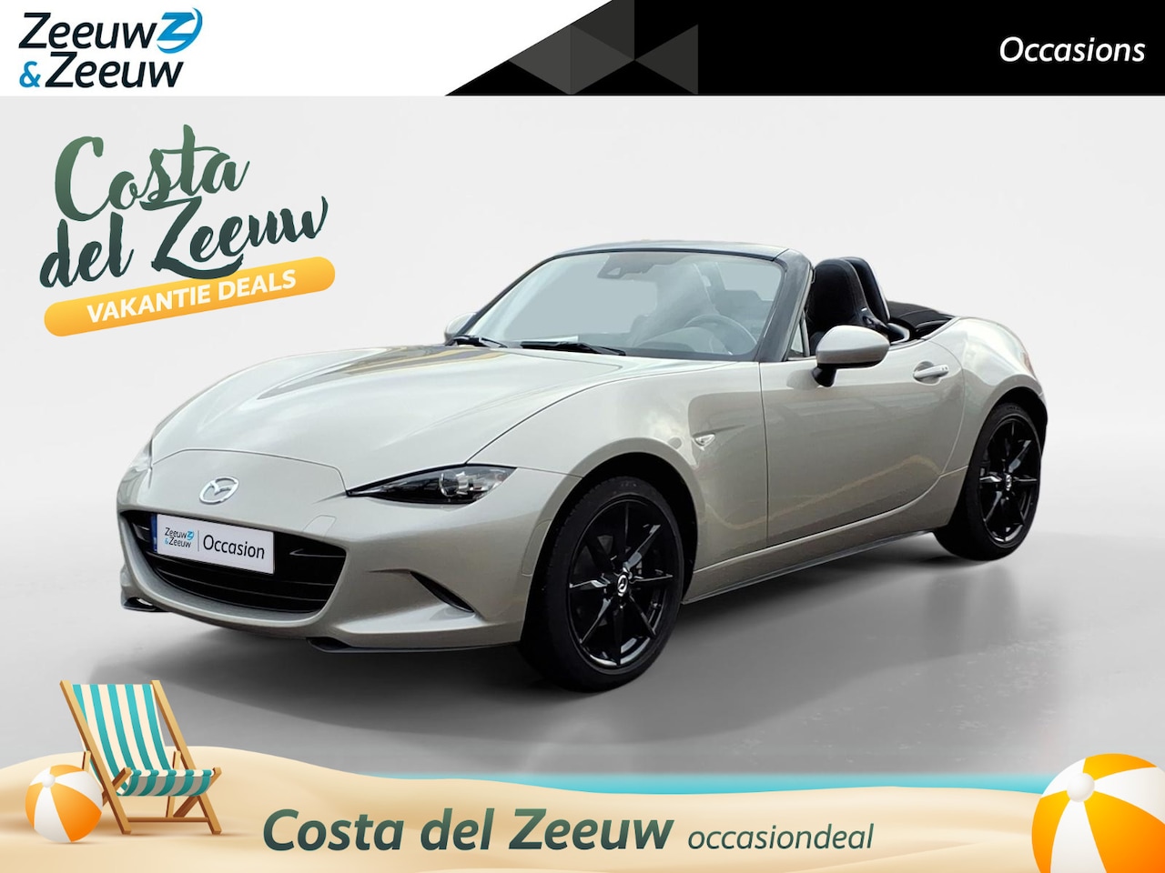 Mazda MX-5 - 1.5 SkyActiv-G 132 Luxury |NL auto van 1e eigenaar | Absolute nieuwstaat |  Airco | ECC | - AutoWereld.nl