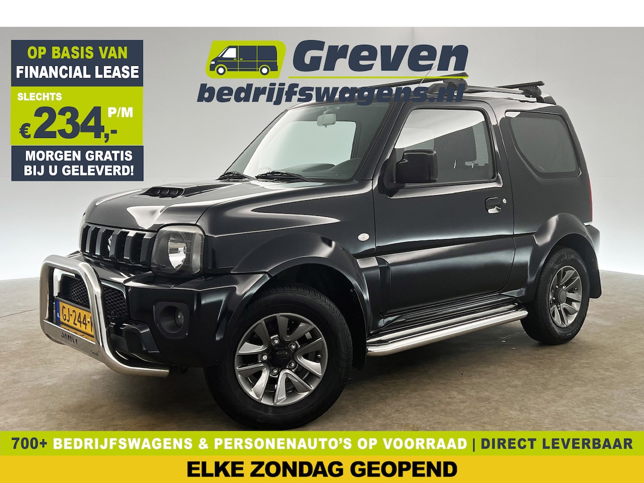 Suzuki Jimny - 1.3 Exclusive 4x4 AWD Airco Trekhaak 15"LMV Stoelverwarming Elektrpakket - AutoWereld.nl