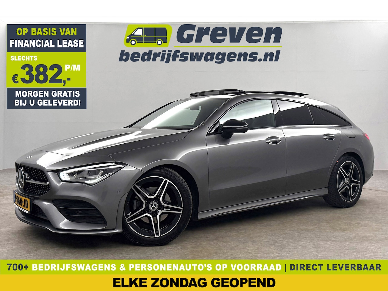 Mercedes-Benz CLA-Klasse - 180 AMG Pano LED Sfeerverl. Camera Memory Carplay Virtual Clima Cruise Navi PDC 18''LMV - AutoWereld.nl
