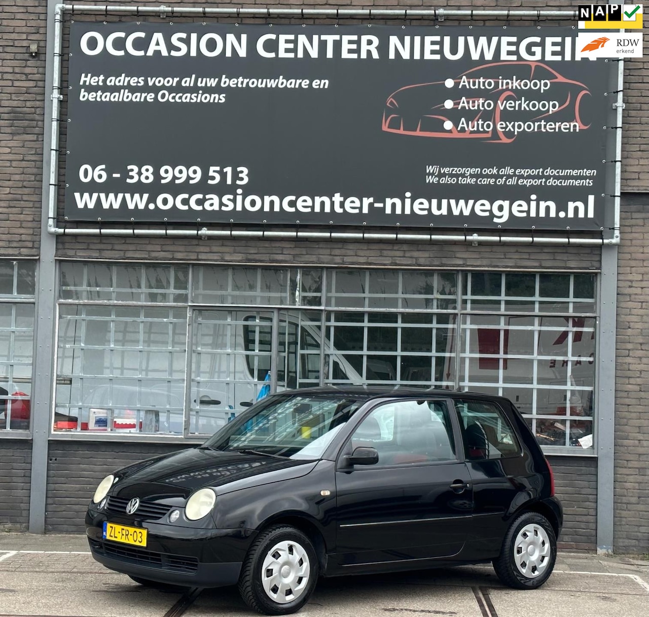 Volkswagen Lupo - 1.4-16V 1999 Zwart NIEUWE APK/Stuurbekr/NAP! - AutoWereld.nl