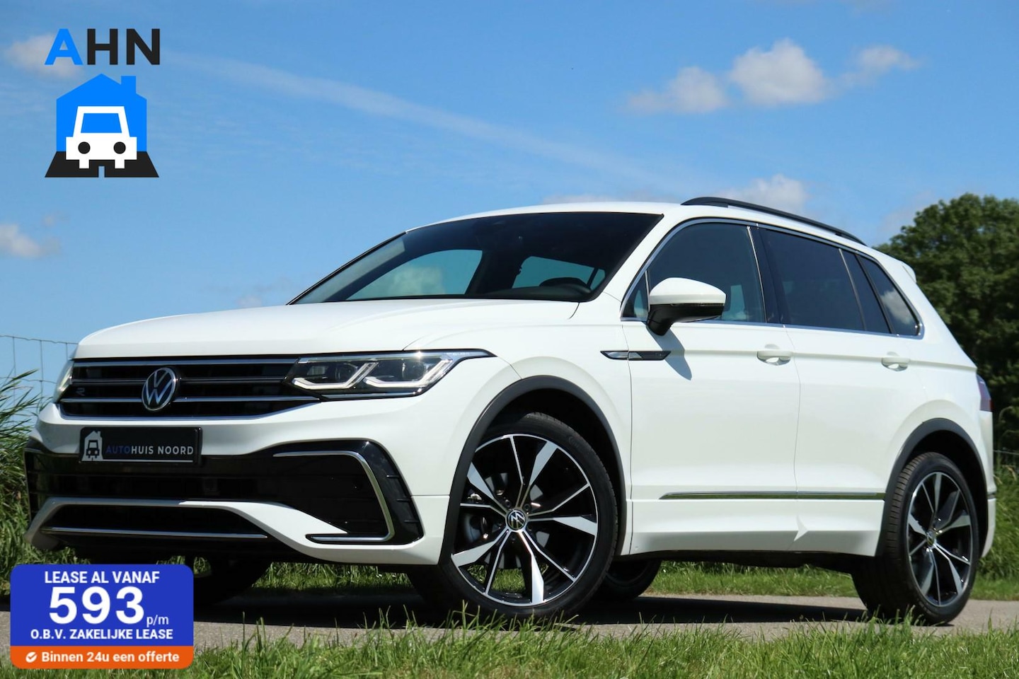 Volkswagen Tiguan - 1.5 TSI / 2x R-Line / Virtual Cockpit / Camera / Matrix LED / Trekhaak / 20"! - AutoWereld.nl