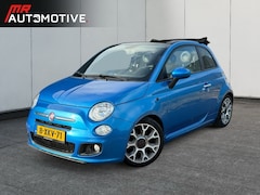 Fiat 500 - S Cabriolet - Sportuitvoering, Leer, Laser Blu, Facelift