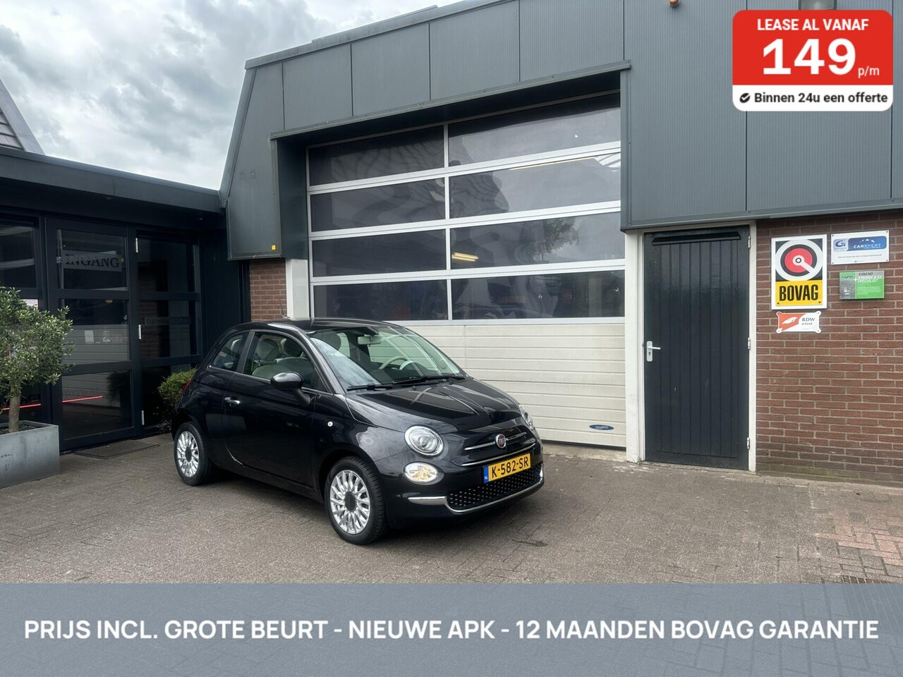 Fiat 500 - 1.0 Hybrid Lounge CARPLAY/CRUISE *ALL-IN PRIJS* - AutoWereld.nl