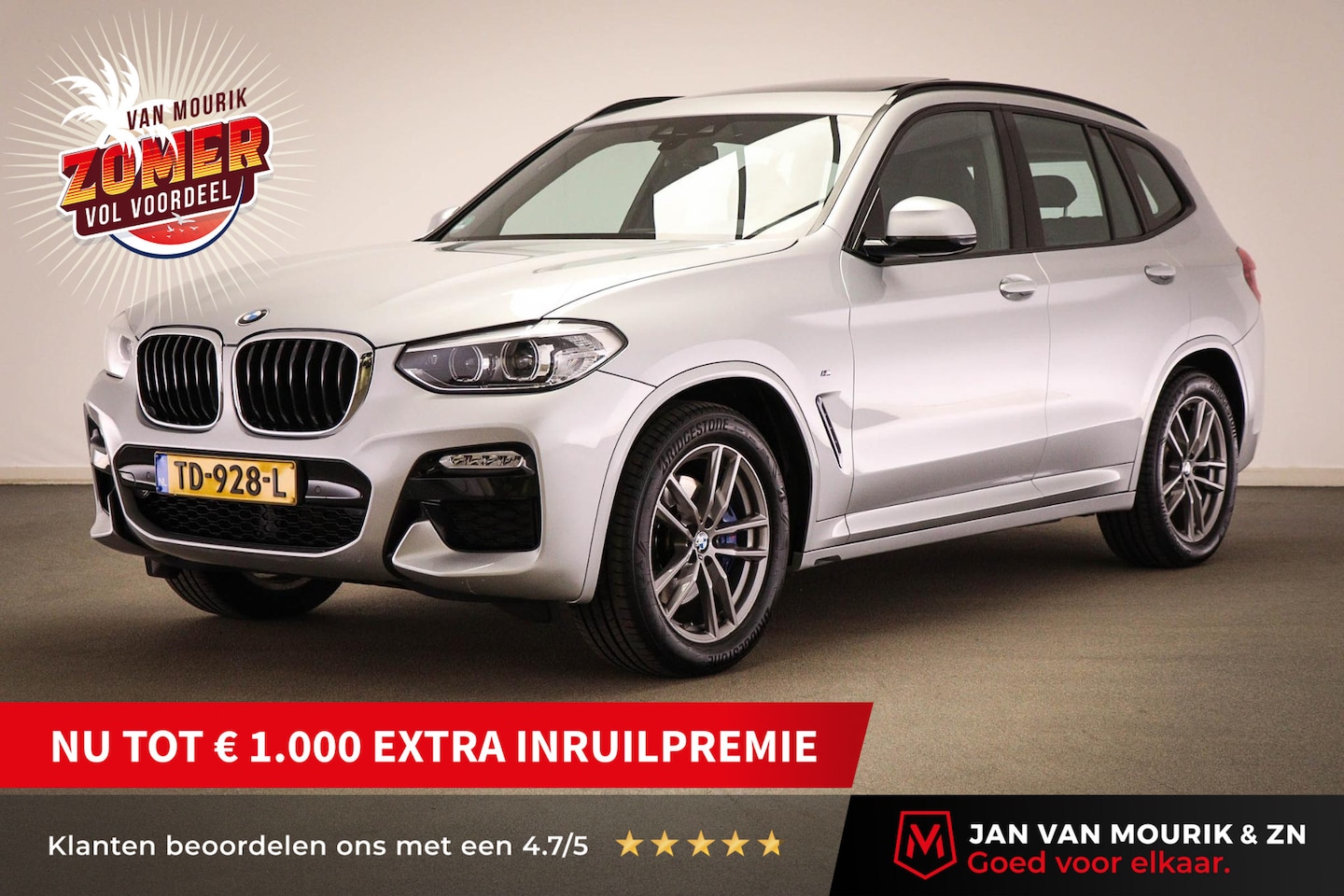 BMW X3 - xDrive20i M-Sport High Executive | PANORAMADAK | LEDER | 19" - AutoWereld.nl