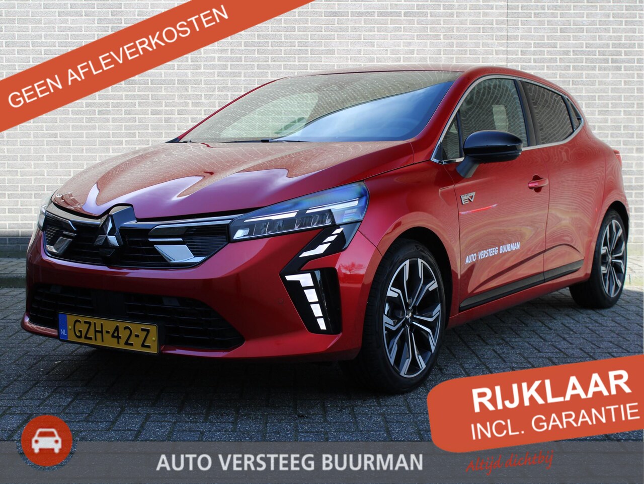 Mitsubishi Colt - 1.6 HEV First Edition Automaat, Cruise/Climate control, Applecar./Andr. auto, Camera, 17"L - AutoWereld.nl
