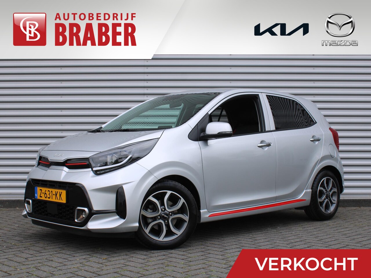 Kia Picanto - 1.0 DPi GT-Line | Camera | Clima | Cruise | 15" LM | Navi | Apple CarPlay/Android Auto | - AutoWereld.nl