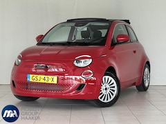 Fiat 500 C - RED 42 kWh | Cabrio | Navigatie | Parkeercamera | Climate Control | Cruise Control