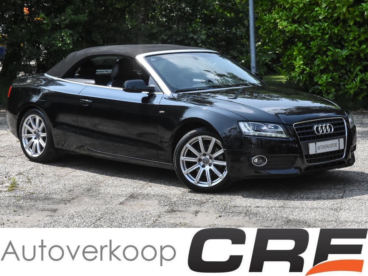 Audi A5 Cabriolet - 1.8 TFSI S-edition automaat / nieuw kap-mechaniek / zwart leer / stoelverwarming / cruise - AutoWereld.nl