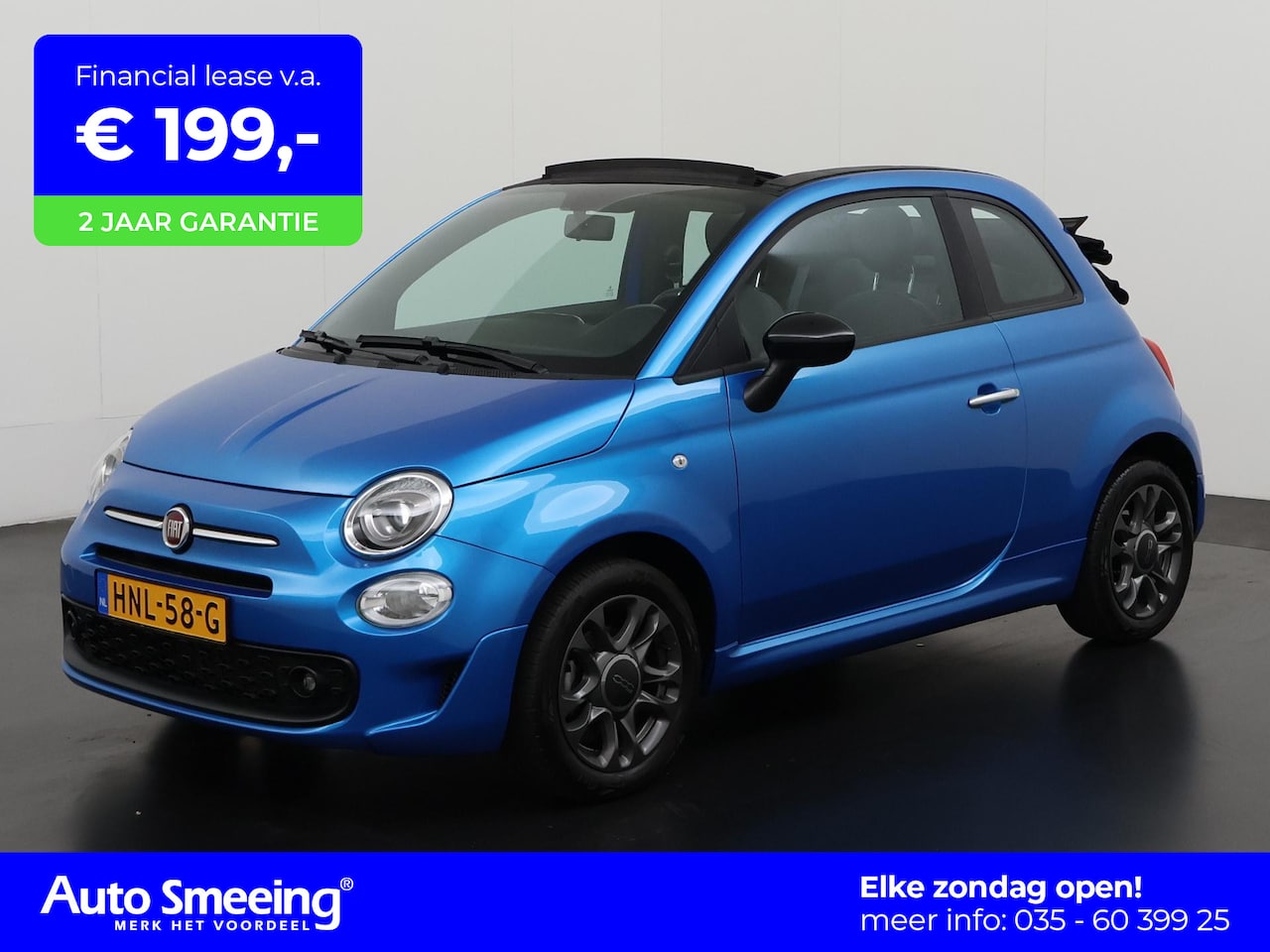 Fiat 500 C - 1.0 Hybrid Sport | Apple/Android Carplay | Zondag Open! - AutoWereld.nl