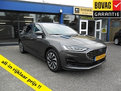 Ford Focus - 5 DRS ECOBOOST HYBRID 125PK TITANIUM STYLE NIEUW MODEL NAV ECC CAMERA PDC RIJKLAARPRIJS