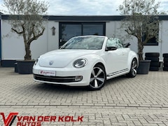 Volkswagen Beetle Cabriolet - 1.4 TSI Sport Navi Cruise Climate Leder Lichtmetaal
